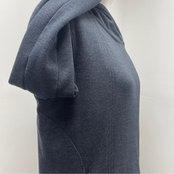 Women's Asymmetrical Zip Gray Jacket - Picture 13 of 16